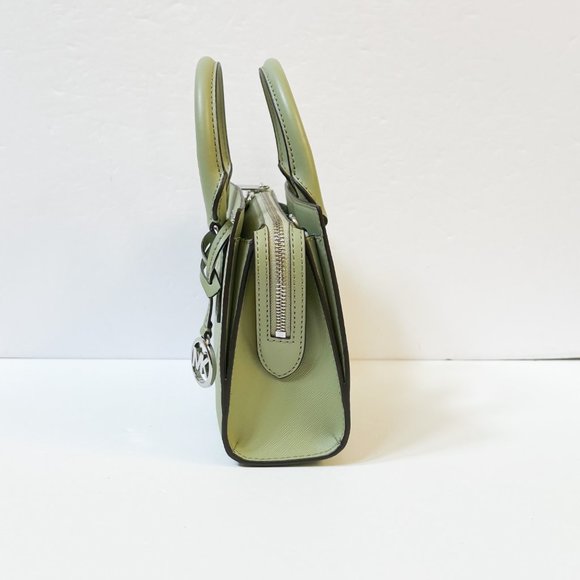 Michael Kors Sheila Small Satchel Shoulder Crossbody Bag Light Sage - Picture 6 of 12